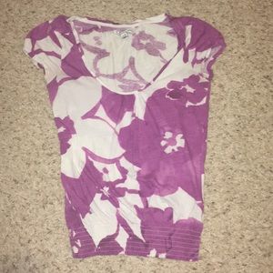 Floral American Eagle top